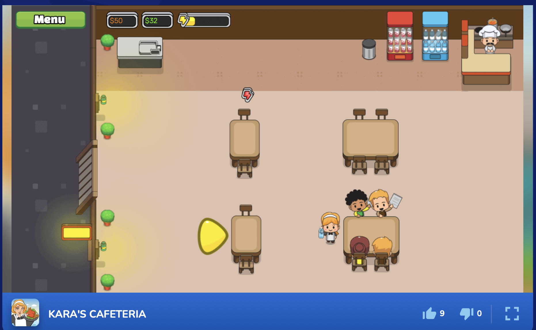 Kara's Cafeteria [Game] - Phaser Editor 2D Blog | HTML5 Games IDE